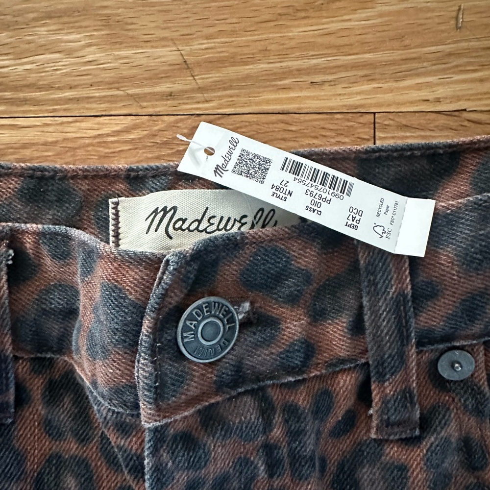 NWT Madewell Low Slung Baggy Jeans size 27 - Picture 7 of 8